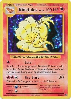 Ninetales - 15/108 - Holo Rare
XY: Evolutions Singles