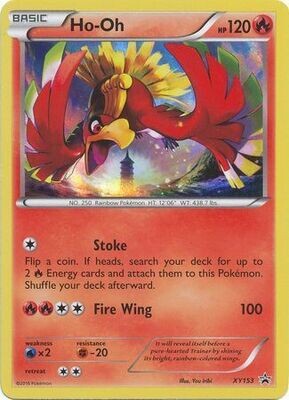 Ho-Oh - XY153 - Holo Promo
Pokemon XY Promos