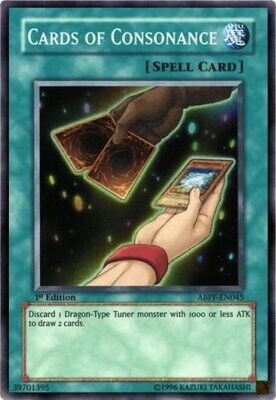 SJ Cards of Consonance - ABPF-EN045 - Super Rare 1st Edition
Absolute Powerforce [ABPF] 1st Edition Singles