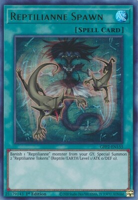 Reptilianne Spawn - GFP2-EN155 - Ultra Rare 1st Edition Ghosts From The Past: The 2nd Haunting 1st Edition Singles