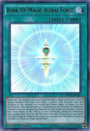 SH Rank-Up-Magic Astral Force - MP14-EN226 - Ultra Rare 1st Edition Yu-Gi-Oh! 2014 Mega-Tins Singles