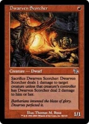 Dwarven Scorcher Judgment Singles