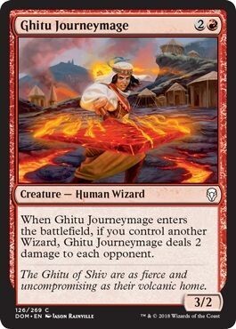 Ghitu Journeymage 126/269
Dominaria Singles