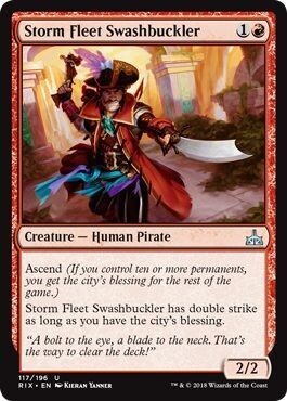 Storm Fleet Swashbuckler 117/196
Rivals of Ixalan Singles