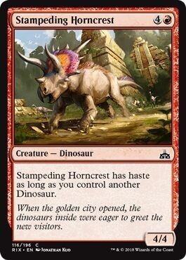 Stampeding Horncrest 116/196
Rivals of Ixalan Singles