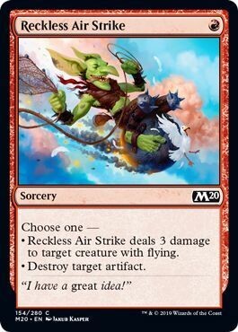 Reckless Air Strike 154/280
Magic 2020 (M20) Singles  (Español)