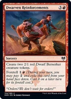 Dwarven Reinforcements 134/285 - Kaldheim Singles