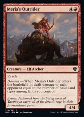 Meria&#39;s Outrider 138/281 - Dominaria United Singles