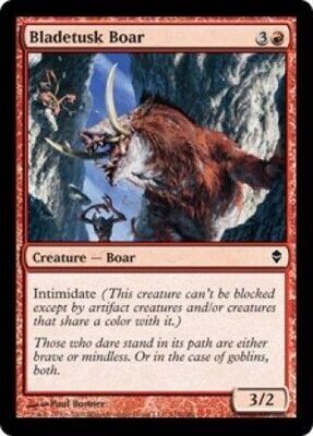Bladetusk Boar 118/249 - Zendikar Singles (Español)