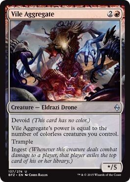 Vile Aggregate 137/274 Battle for Zendikar Singles (Español)
