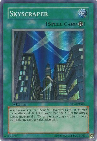 Skyscraper - CRV-EN048 - Super Rare 1st Edition
Cybernetic Revolution [CRV] 1st Edition Singles