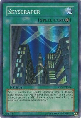 Skyscraper - CRV-EN048 - Super Rare 1st Edition
Cybernetic Revolution [CRV] 1st Edition Singles