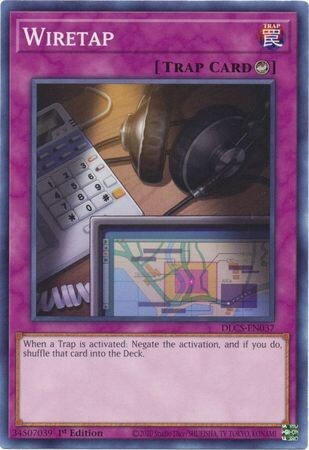 Wiretap - DLCS-EN037 - Common 1st Edition Dragons of Legend The Complete Series 1st Edition Singles