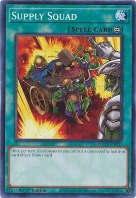 Supply Squad - EGO1-EN031 - Common 1st Edition Egyptian God Deck: Obelisk the Tormentor 1st Edition Singles (espanol)