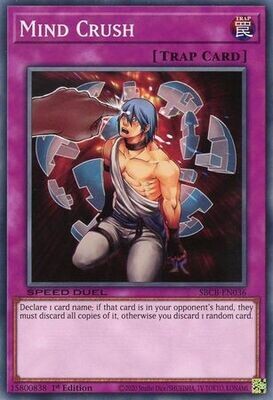 Mind Crush - SBCB-EN036 - Common 1st Edition Speed Duel Battle City Box 1st Edition Singles