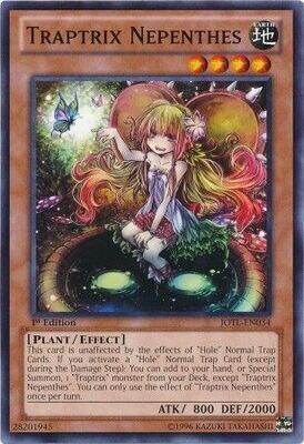 Traptrix Nepenthes - JOTL-EN034 - Common 1st Edition Judgment of the Light 1st Edition Singles