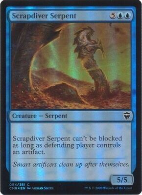 Scrapdiver Serpent 094/361 - Foil Commander Legends Foil Singles