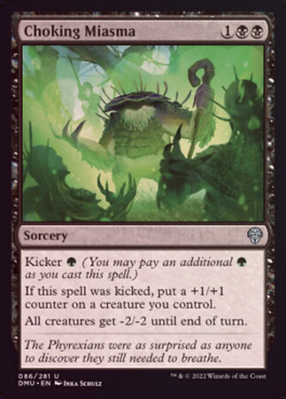 Choking Miasma 086/281 - Foil Dominaria United Foil Singles