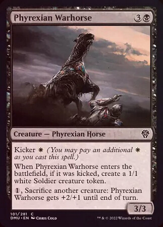 Phyrexian Warhorse 101/281 - Foil Dominaria United Foil Singles