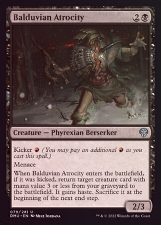 Balduvian Atrocity 079/281 - Foil Dominaria United Foil Singles