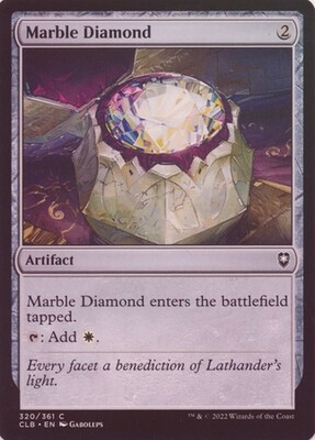 Marble Diamond 320/361 - Foil Commander Legends: Battle for Baldur&#39;s Gate Foil Singles