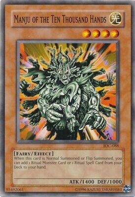 Manju of the Ten Thousand Hands - IOC-088 - Common Unlimited Invasion of Chaos [IOC] Unlimited Singles