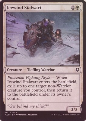 Icewind Stalwart 027/361 - Foil Commander Legends: Battle for Baldur&#39;s Gate Foil Singles