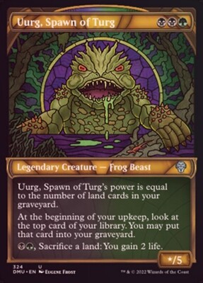 Uurg, Spawn of Turg 324 - Showcase Stained Glass - Foil
Dominaria United Collector Booster Foil Singles