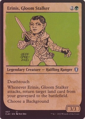 Erinis, Gloom Stalker 407 - Showcase Rulebook - Foil
Commander Legends: Battle for Baldur&#39;s Gate Collector Booster Foil Singles