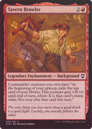 Tavern Brawler 200/361 - Foil
Commander Legends: Battle for Baldur&#39;s Gate Foil Singles