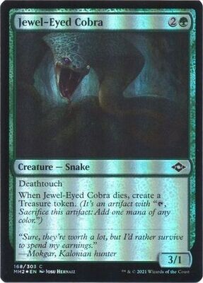 Jewel-Eyed Cobra 168/303 - Foil Modern Horizons 2 Foil Singles