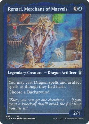 Renari, Merchant of Marvels 487 - Etched Foil
Commander Legends: Battle for Baldur&#39;s Gate Collector Booster Foil Singles