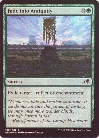 Fade into Antiquity 182/302 - Foil
Kamigawa Neon Dynasty Foil Singles