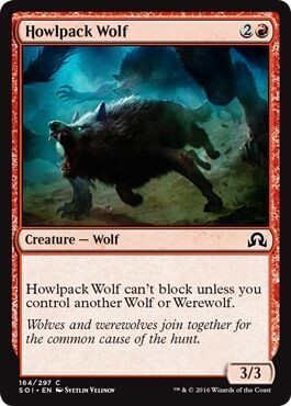 Howlpack Wolf 164/297 - Shadows over Innistrad Singles