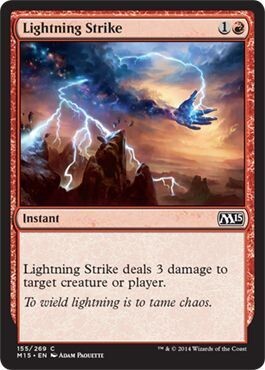 Lightning Strike 155/269 Magic 2015 (M15) Singles