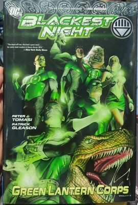 TS Blackest Night Green Lantern Corps Tapa Dura Ingles Green Lantern