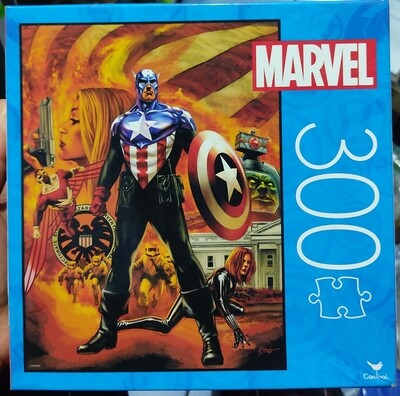 Captain America Rompecabezas Marvel Nuevo Sellado