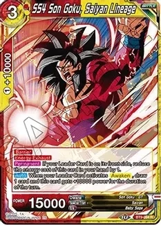 SS4 Son Goku, Saiyan Lineage - Universal Onslaught (DBS-B09) Universal Onslaught