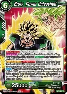 Broly, Power Unleashed - Destroyer Kings (DBS-B06)
Destroyer Kings Foil