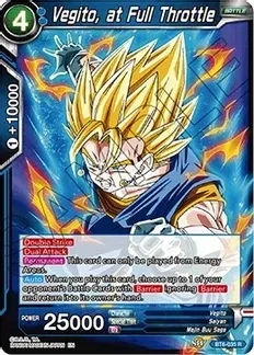 GA Vegito, at Full Throttle - Destroyer Kings (DBS-B06) Destroyer Kings Foil