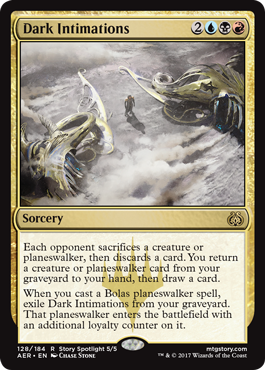 Dark Intimations 128/184 Aether Revolt Singles (Español)