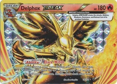 Delphox Break - 14/124 - Break Rare XY: Fates Collide Singles