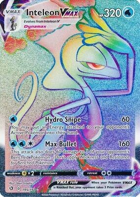 Inteleon VMAX - 195/192 - Hyper Rare
Sword &amp; Shield: Rebel Clash Singles