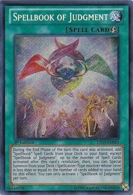 Spellbook of Judgment - LTGY-EN063 - Secret Rare 1st Edition
Lord of the Tachyon Galaxy 1st Edition Singles (Espanol)