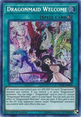 SH Dragonmaid Welcome - MYFI-EN024 - Secret Rare 1st Edition
Mystic Fighters Singles