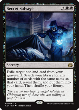 Secret Salvage 071/184
Aether Revolt Singles