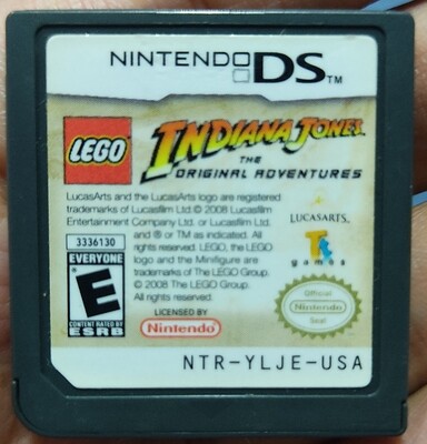 BA Lego Indiana Jones The Original Adventures Nintendo DS Cartucho