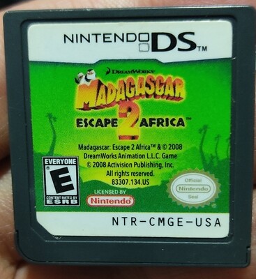 BA Madagascar 2 Escape Africa Nintendo DS Cartucho