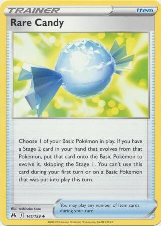 Rare Candy - 141/159 - Uncommon
Crown Zenith Singles(Español)
