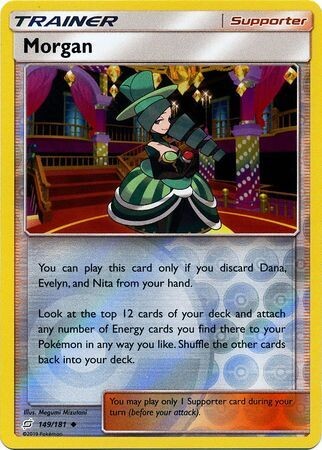 SH Morgan - 149/181 - Uncommon Reverse Holo
Sun &amp; Moon: Team Up Reverse Holo Singles